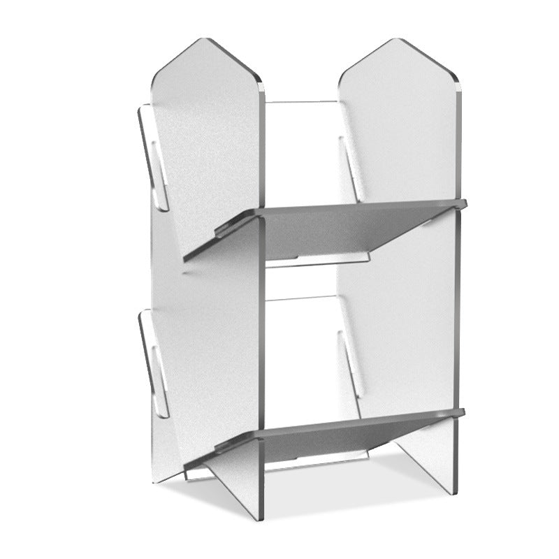 Transparent Bookshelf Acrylic Storage Rack