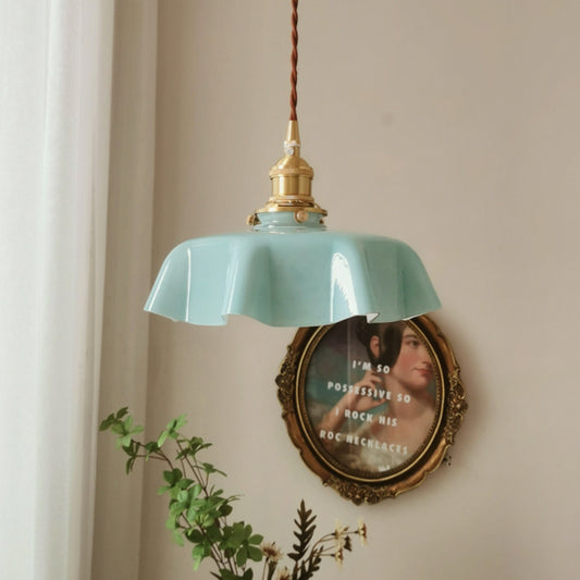 Retro Draped Glass Chandelier