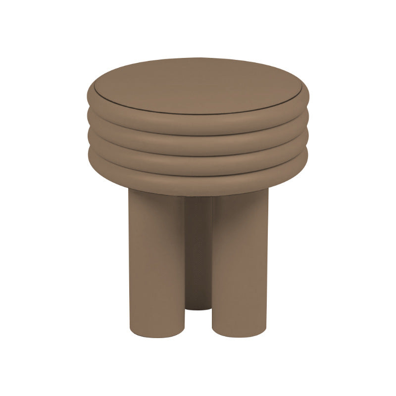 Light Luxury Round Low Stool