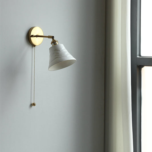 Modern Minimalist Japanese Retro Ceramic Wall Lamp