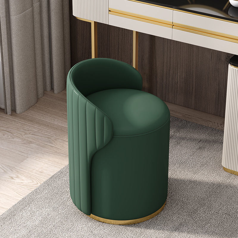 Modern Minimalist Small Leather Stool