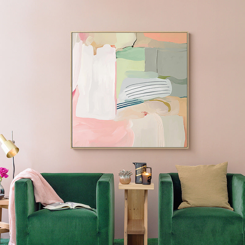 Modern Abstract Pink  Painting