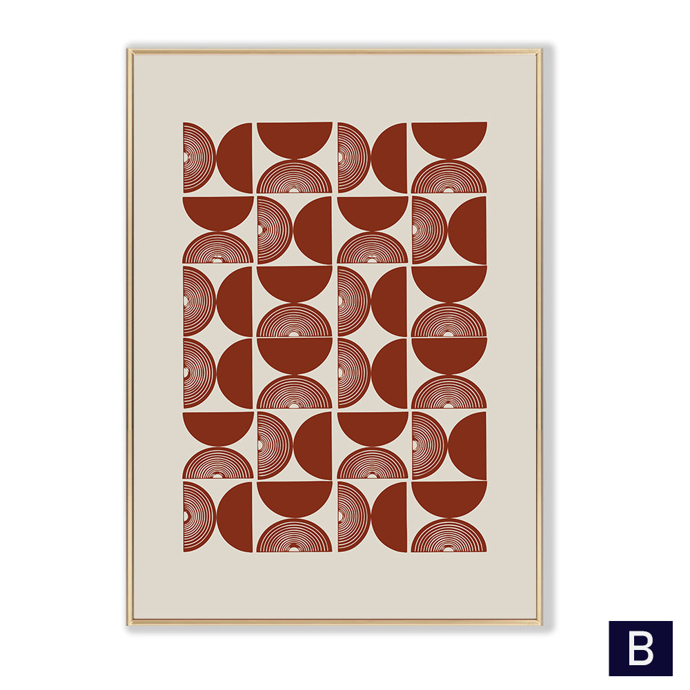 Art Print Modern Abstract Geometric Shapes