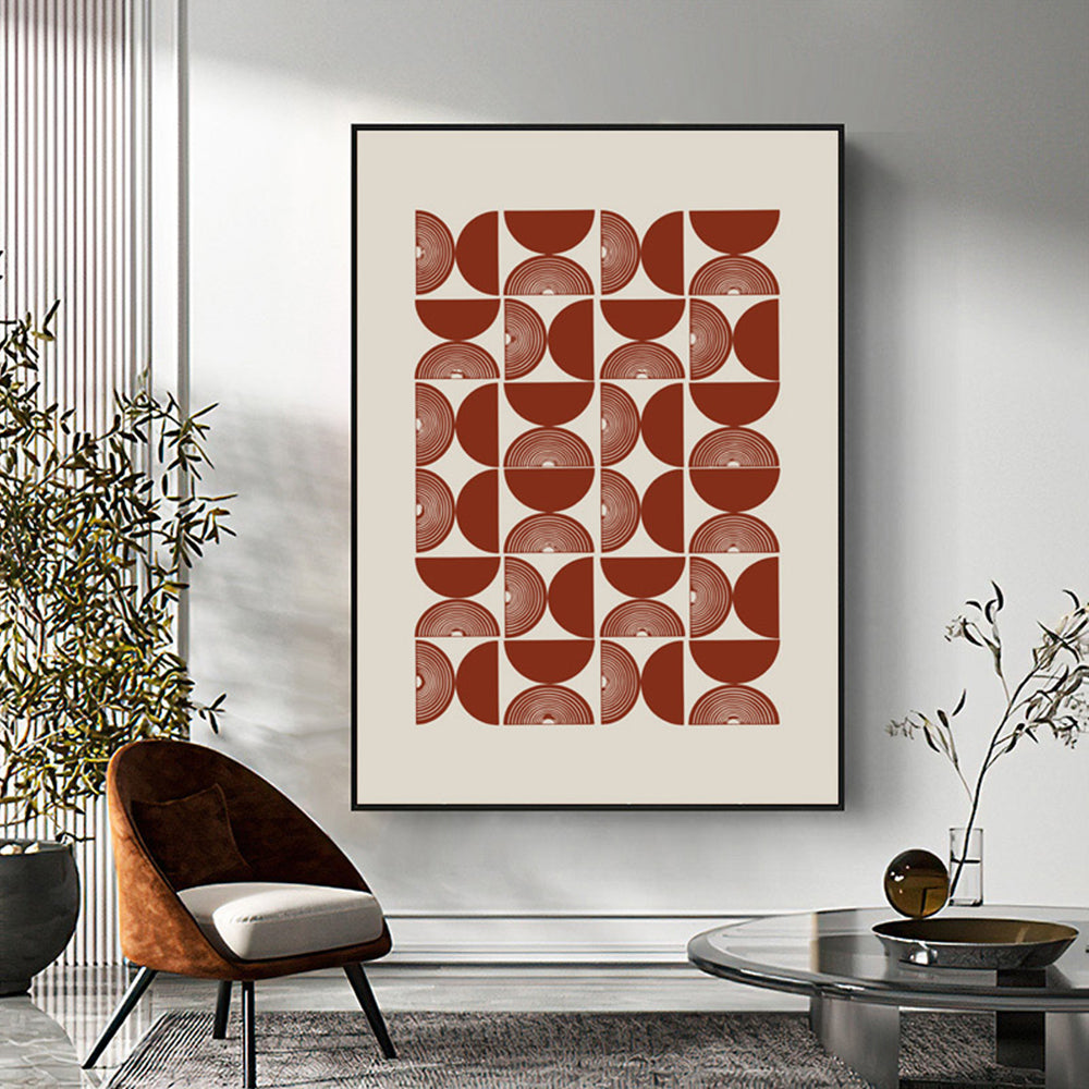 Art Print Modern Abstract Geometric Shapes